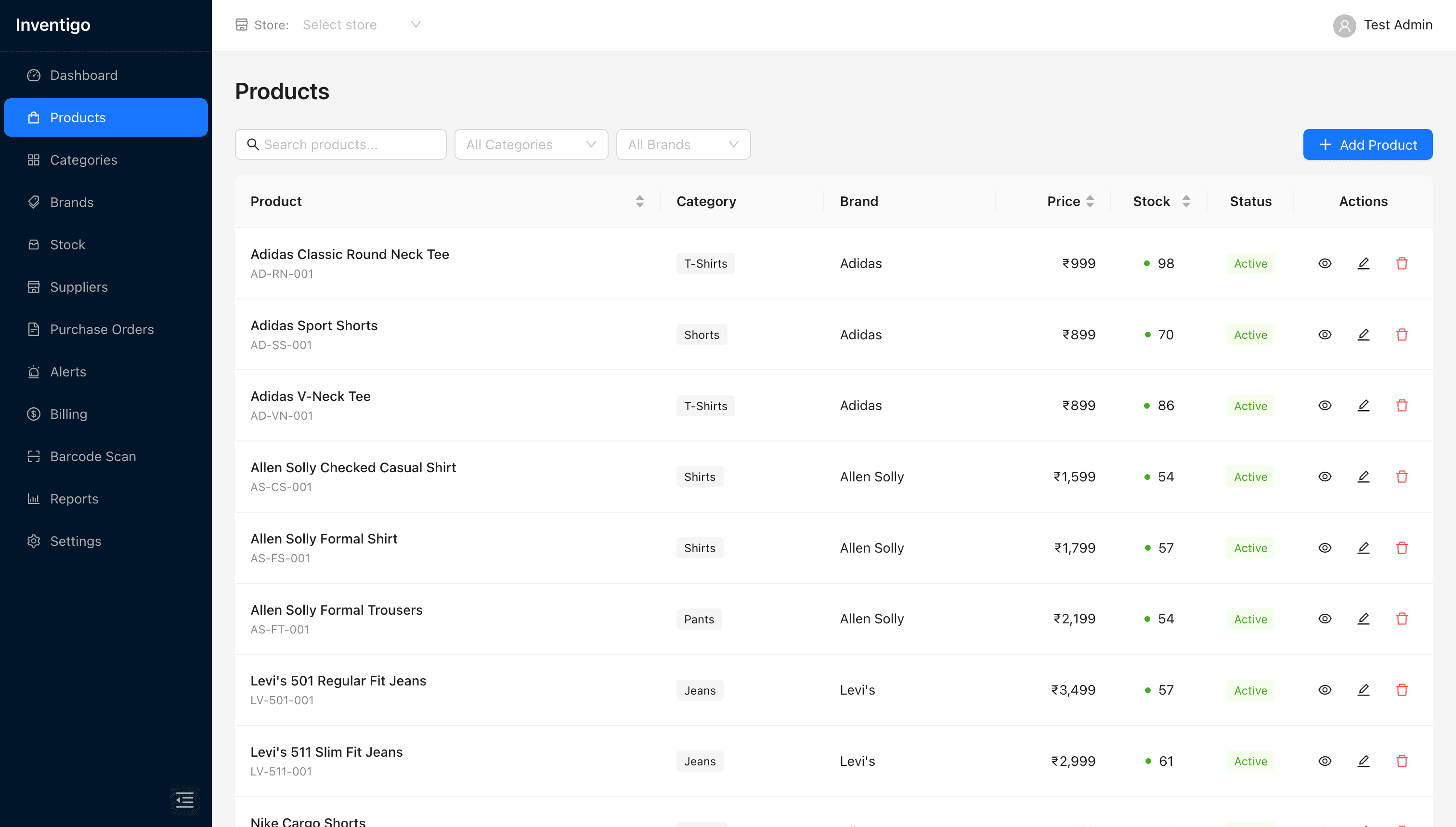 Inventigo – Retail Inventory Management System screenshot 1