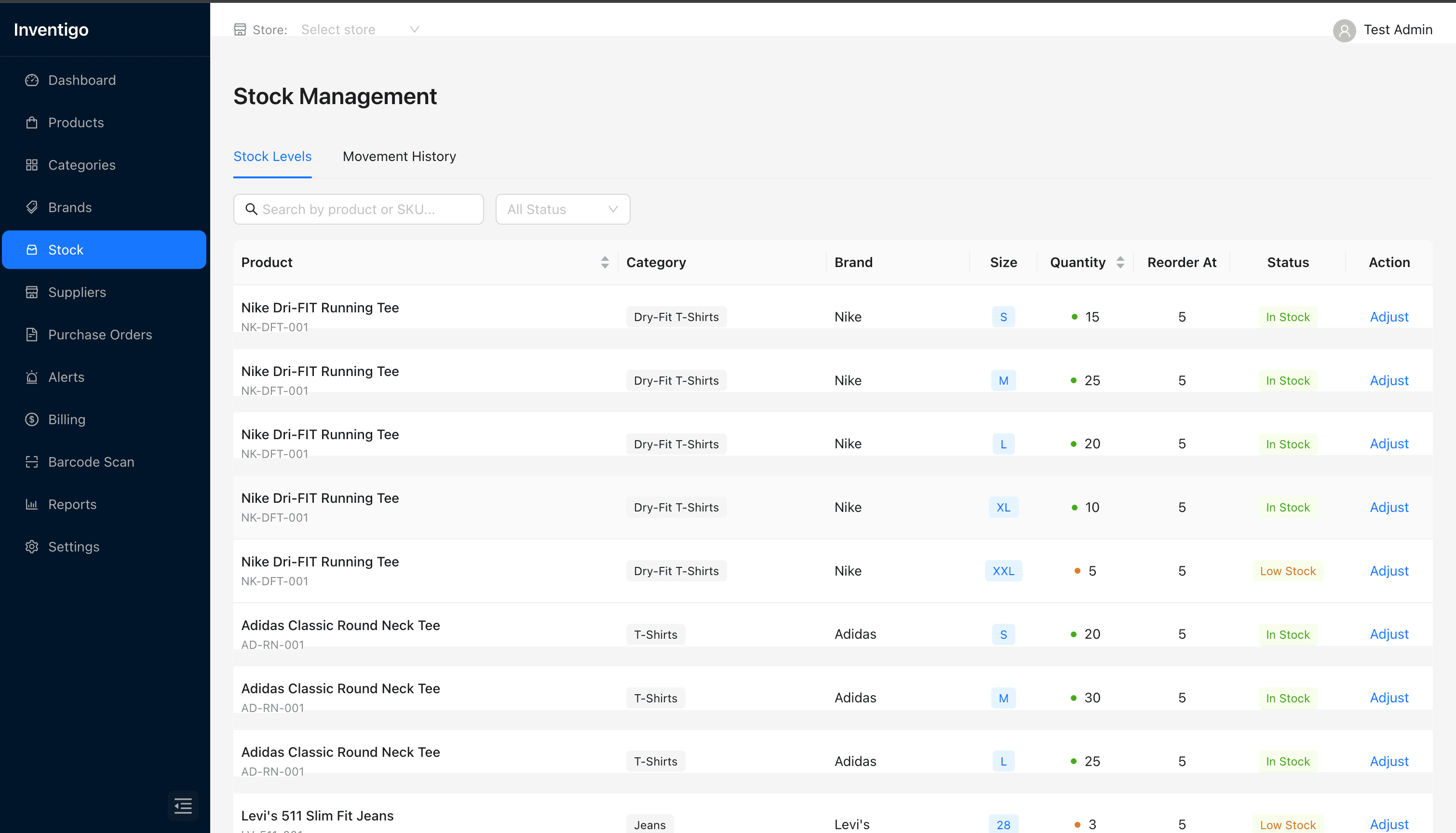 Inventigo – Retail Inventory Management System screenshot 2